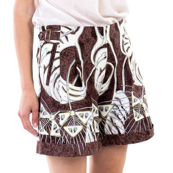 ALBINO MEDIUM RISE TROUSER-SHORTS SHORTS | WOMENS SIZE 29 - Picture 2 of 5